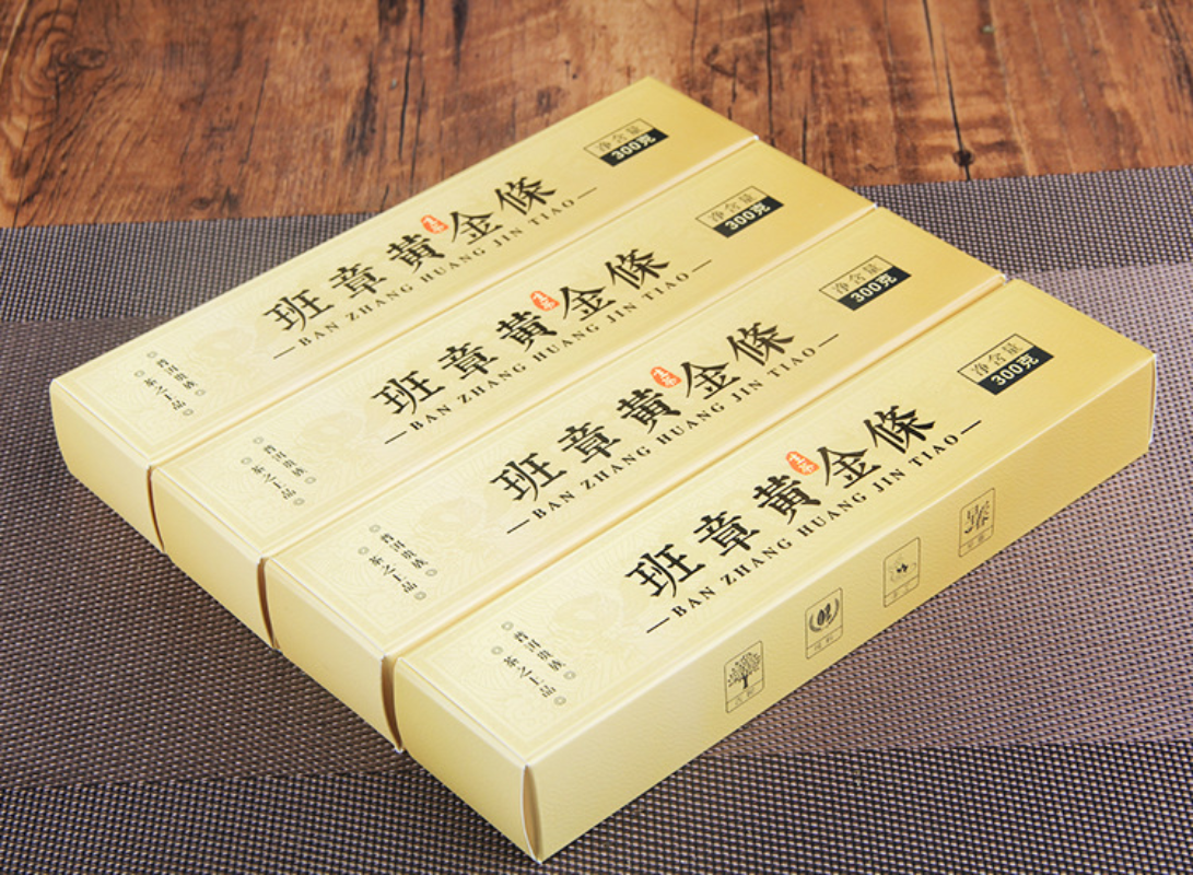 300g Puerh Tea Brown Old Banzhang Cha Tea Ancient Tree Tea Yunnan Tea Column