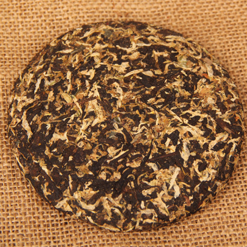 HelloYoung100g China Yunnan Pu'er Tea Cooked Tea Chrysanthemum Flavor Puer Black Pu-erh Tea