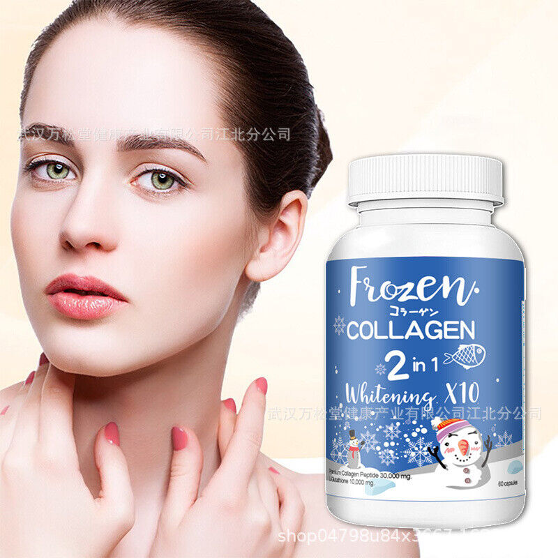 FROZEN DETOX Capsule Frozen Callagen Capsule Slimming Skin Whitening 60 Capsules