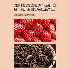 Strawberry Black Tea Pyramid Bags Cold Brew Wellness Fruit Blend