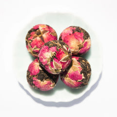 10Pcs Wholesale Mix Dried Flower Black Tea Ball Herbal Blooming Tea