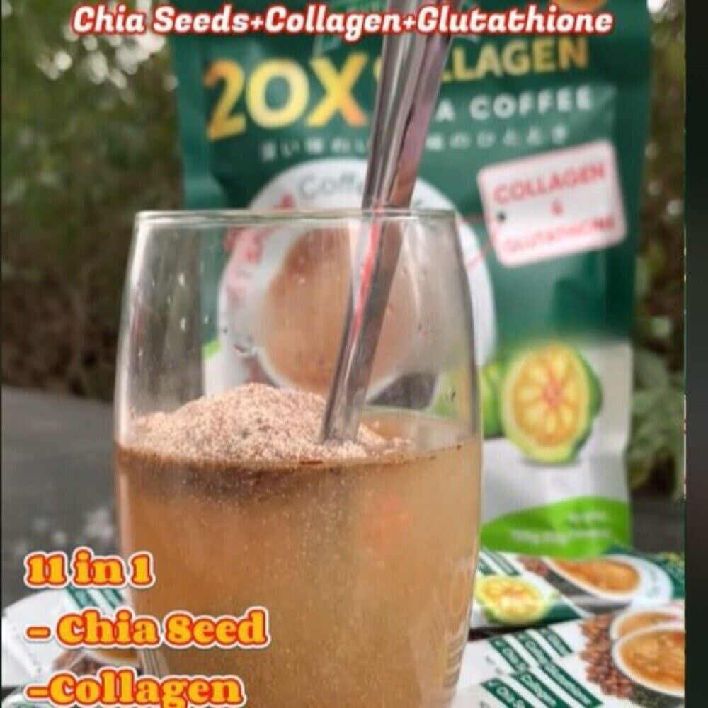 120g Collagen Protein Chia Seed Coffee - Original Flavor Superfood Blend
