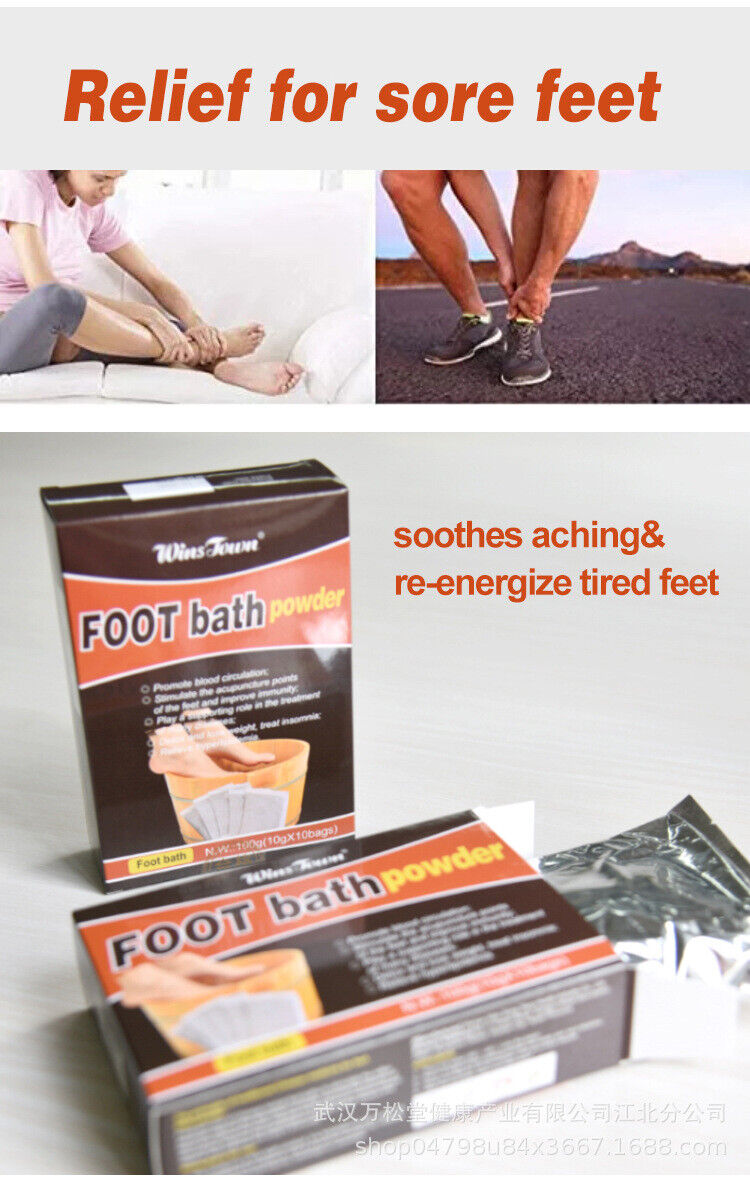Ginger Foot Bath Powder Herbal Foot Bath Powder Healthy Bags 100g