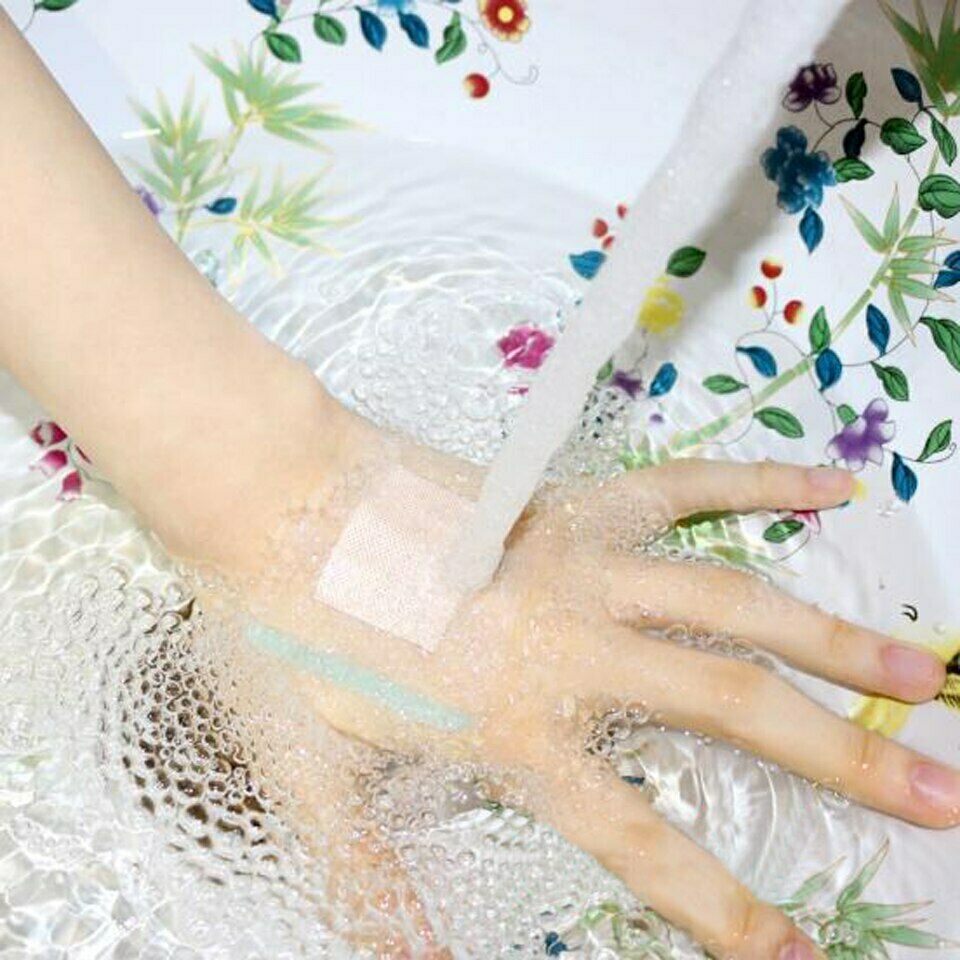 婴儿护脐贴新生儿防水肚脐贴洗澡无菌医用透气脐带贴 Yin Er Hu Qi Tie Xin Sheng Er Fang Shui Du Qi Tie