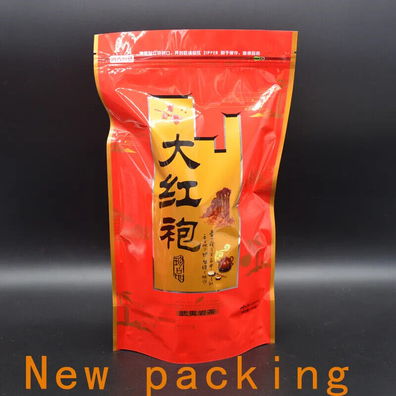 HelloYoung New DahongPao Tea Zip Seal Bag Package Wuyi Oolong Shui Xian DaHongPao 200g