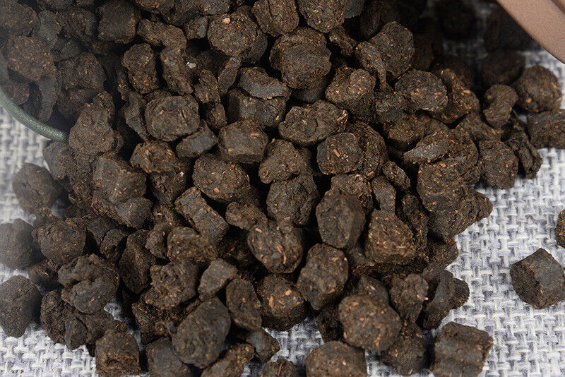 Sticky Fragrant Tea Fossil Crushed Silver 225g/can Fragrance Puerh Loose Tea