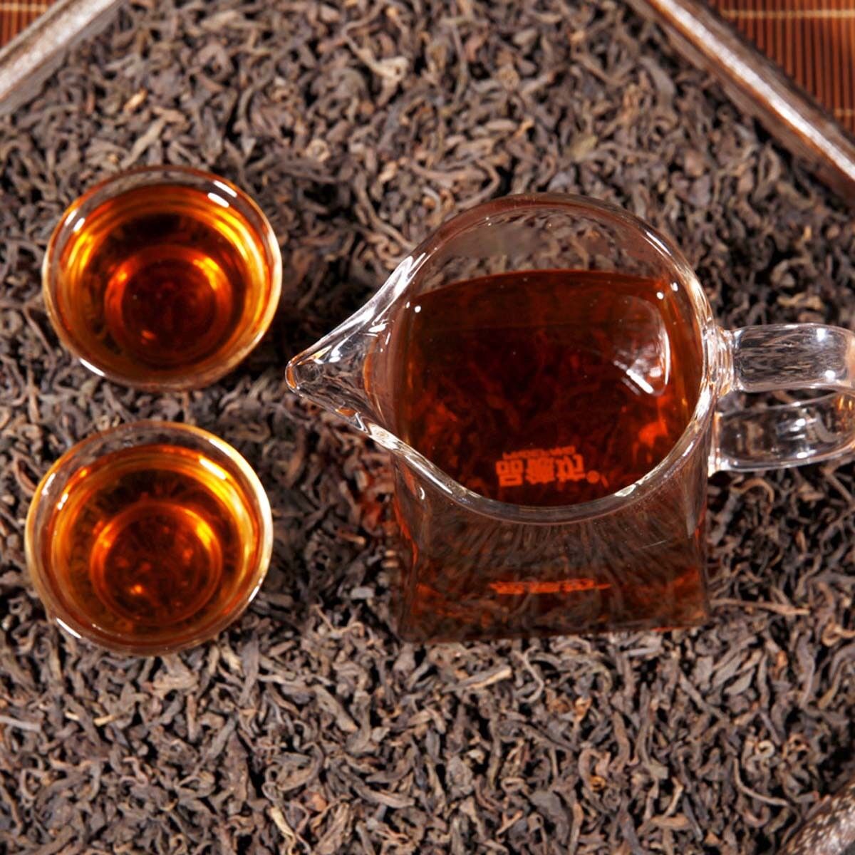 HelloYoung Black Puer Tea China Bulk Loose Leaf Ripened Puerh Tea Cooked Pu-erh Tea Yunnan