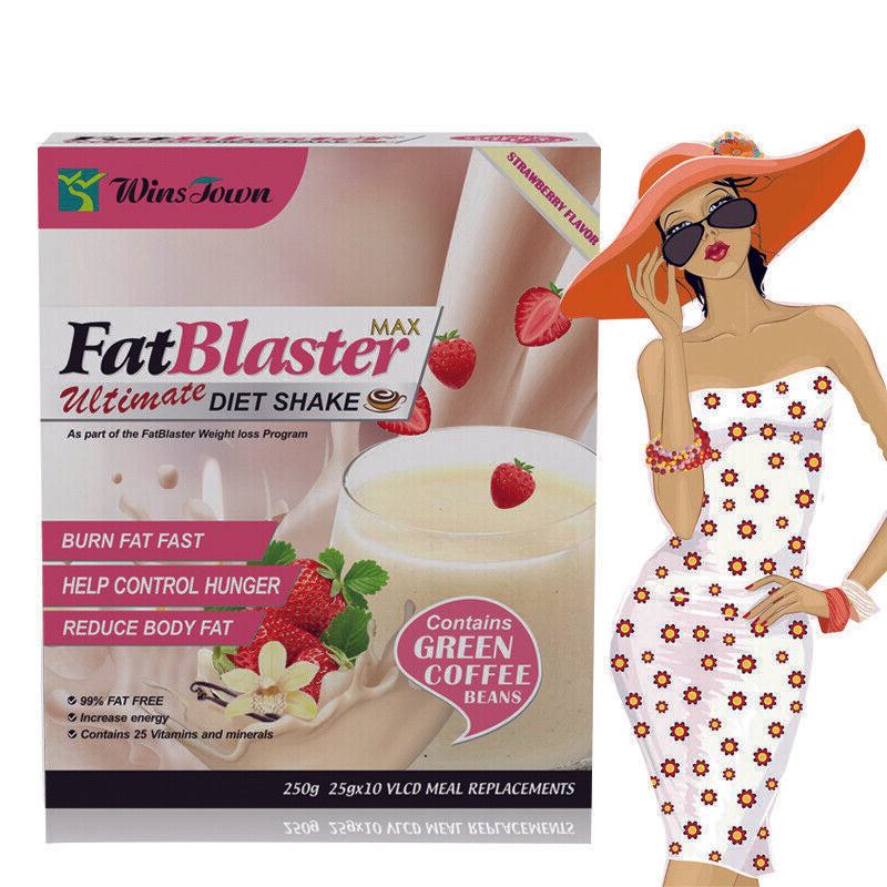 fat blaster weight loss coffee Strawberry flavor diet supplements diet powder