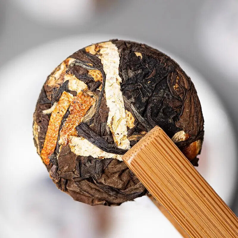 Fuding Orange Peel Shoumei Cake Opera Chenpi White Tea Mini White Tea Cake 250g