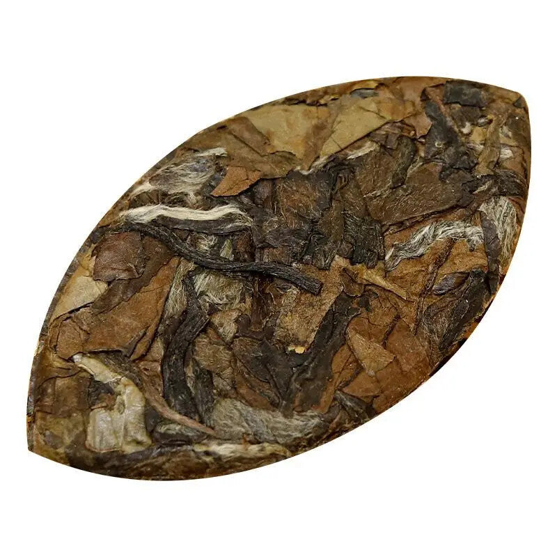 Organic Leaf Shape White Tea Leaves Compressed Old White Tea Cake 250g