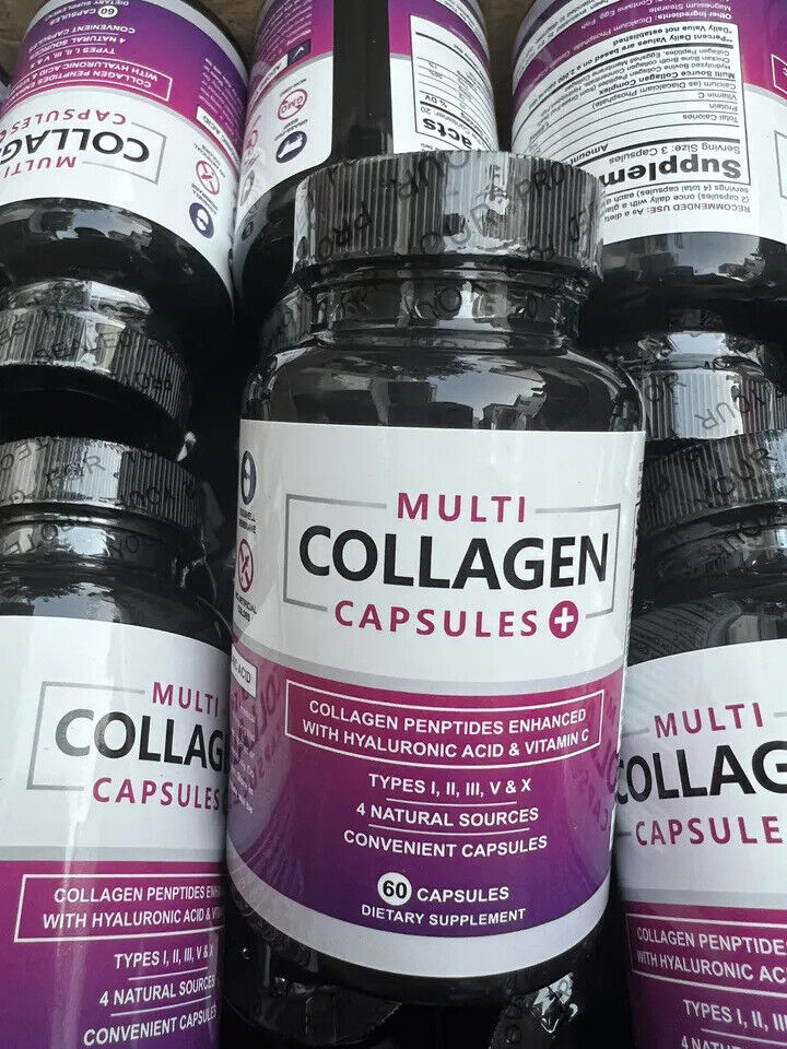 Collagen Burn Capsules Skin Whitening Brightening Anti-aging 60 Capsules