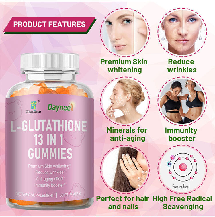 L-Glutathione 13 in 1 Gummies Immunity Booster 60 Gummies
