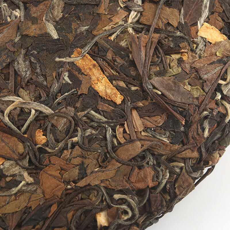HelloYoung Fuding White Tea Chenpi Shoumei Tea Cake High Mountain Sun-dried Tea 350g