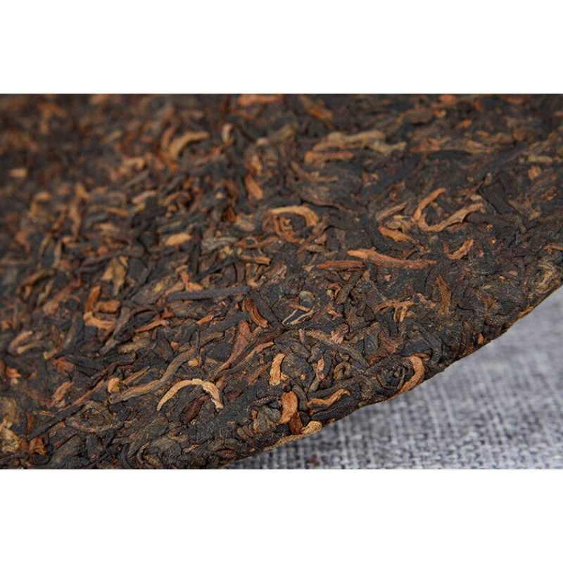 Top Black Tea Yunnan Pu-erh Tea Ancient Tree Pu-erh Ripe Cake Health Care 357g