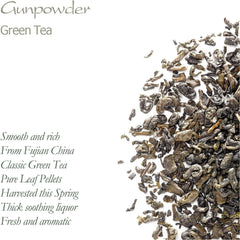 Gunpowder Green Tea from China - Heaven Tea - Pellet Tea - Zhu Cha Zhucha 100g
