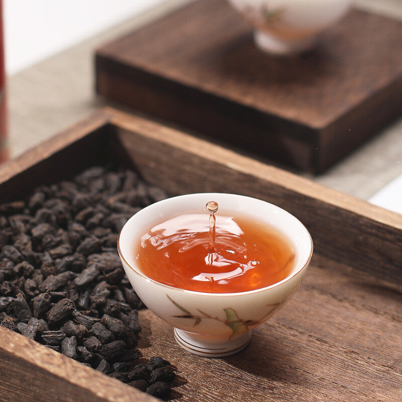 Sticky Rice Fragrance Tea South Menghai Puerh Tea Ripe Tea One Catty 5 Cans