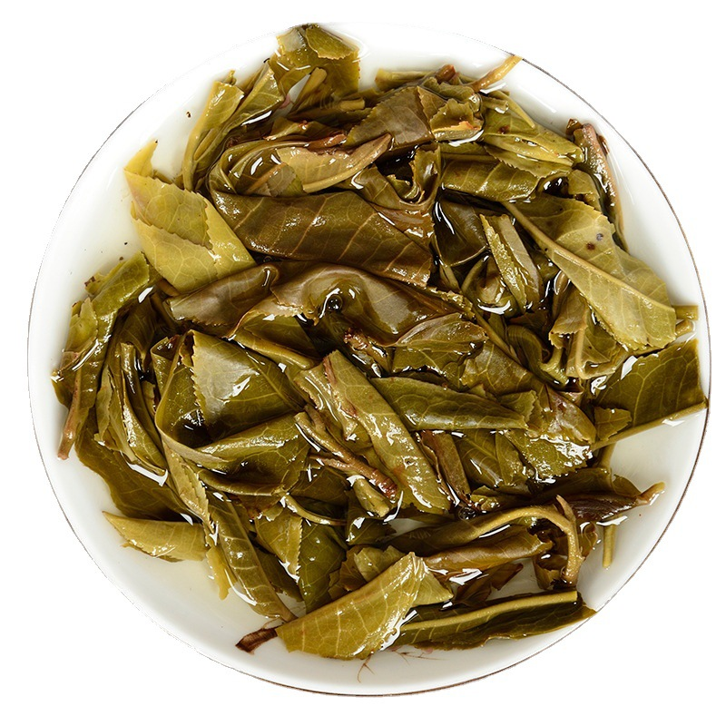 Yiwu Green Tea Scrapers Cake Early Spring Tea Healthy Drink 357g