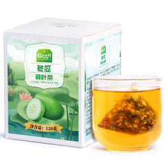 Winter Melon Lotus Leaf Tea with Cassia Seed Tuckahoe Hawthorn Tangerine Peel