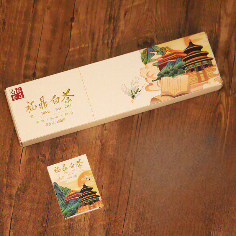 HelloYoung Fuding White Tea Small Square Piece Old Shoumei Gongmei Chenpi White Tea