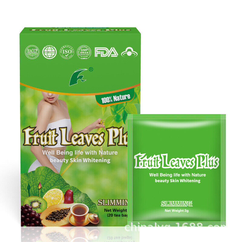 Fruit leaues plus slimming tea flower and fruit tea 3 grams * 20 bags/box