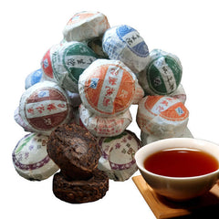 50g 10 Stücke Pu-erh Tee erstklassig Roh Gekocht Puerh Tuocha Abnehmen Puer Tee