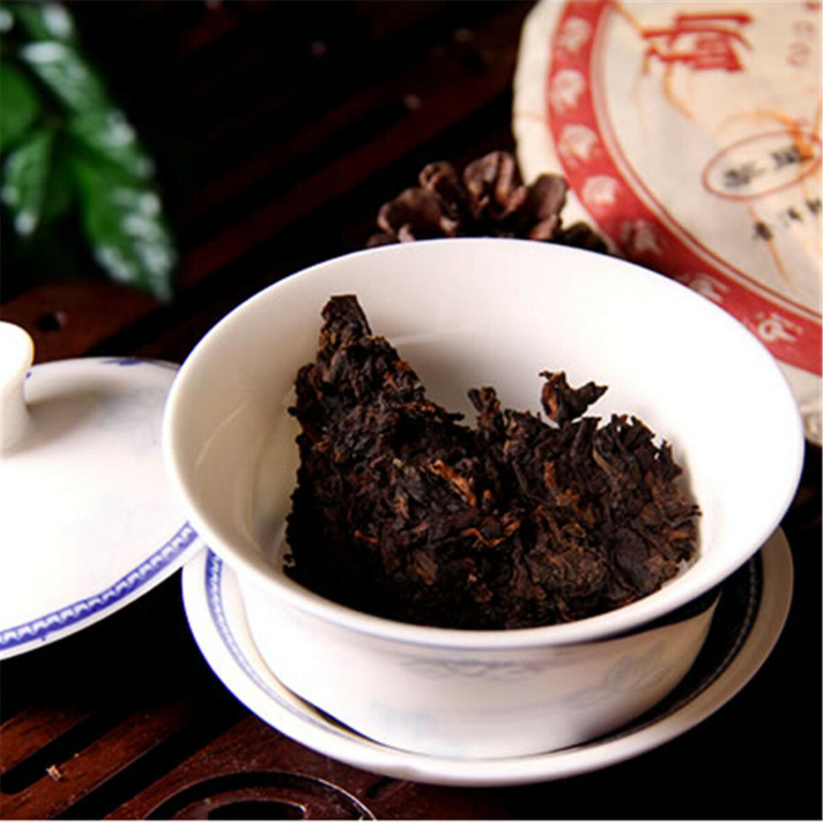 Premium Yunnan Pu Erh Mature Black Tea Cake Jingmaishan Old Tree Tea 357g