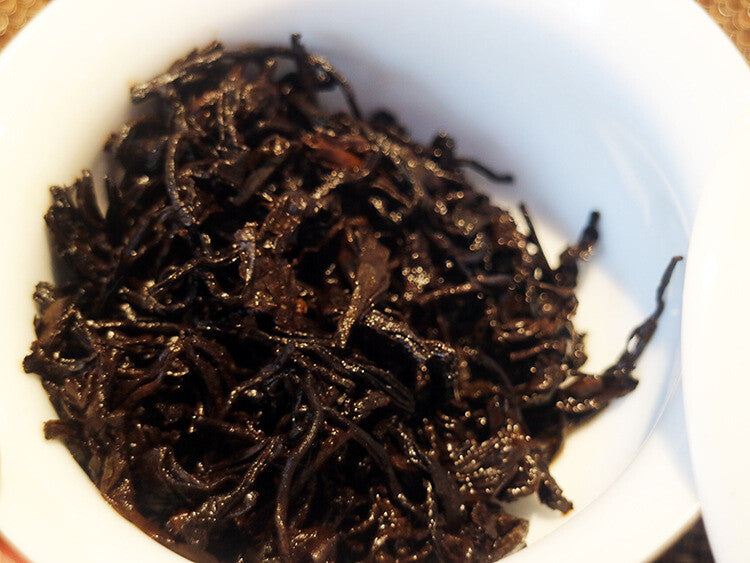 357g Tianmen Mountain High-stem Ancient Tree Ripe Pu'er Tea Fragrant and Mellow