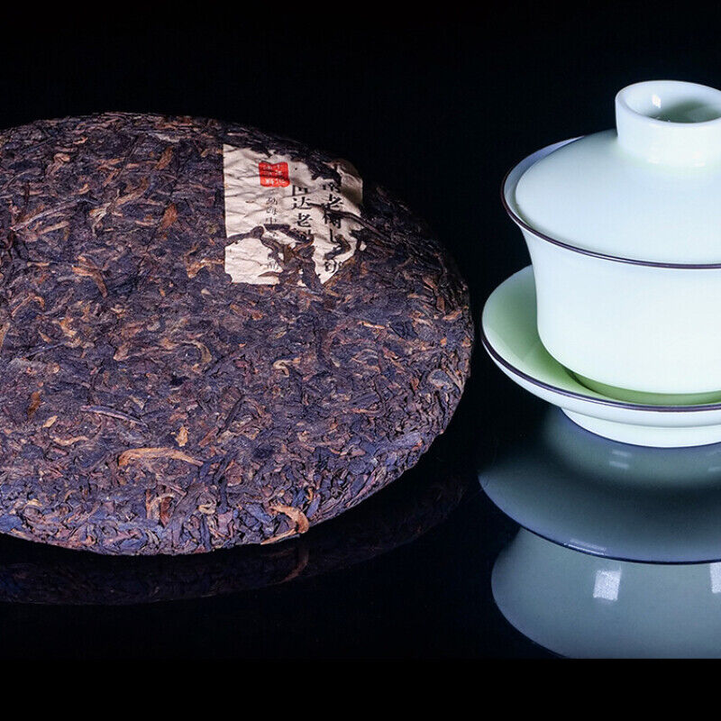 357g/12.59oz Jujube Fragrant Pu'er Ripe Tea Menghai Pu'er Tea Cooked Cake