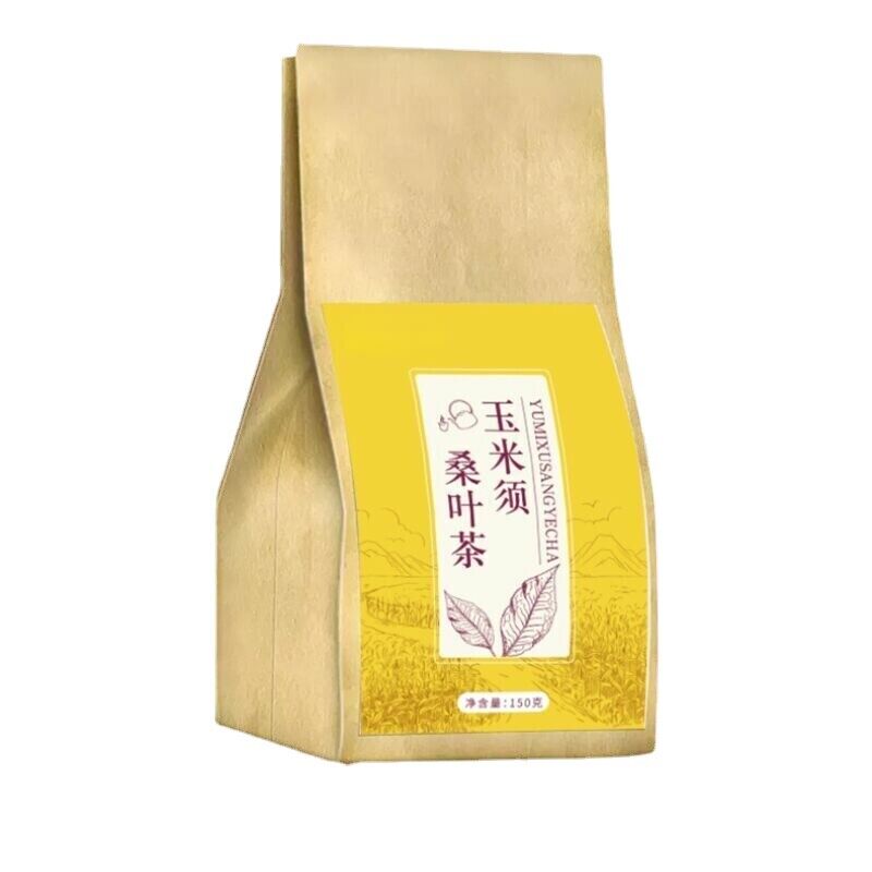 HelloYoung 100% Natural Mulberry Leaf Corn Stigma Tea 150g/30 Bags Chinese Herbal Tea