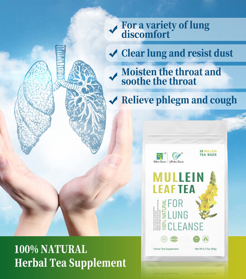 Mullein Leaf TeaNatural Herbal Detox Smoker Tea Manufacturer Tea 90g/3.17oz