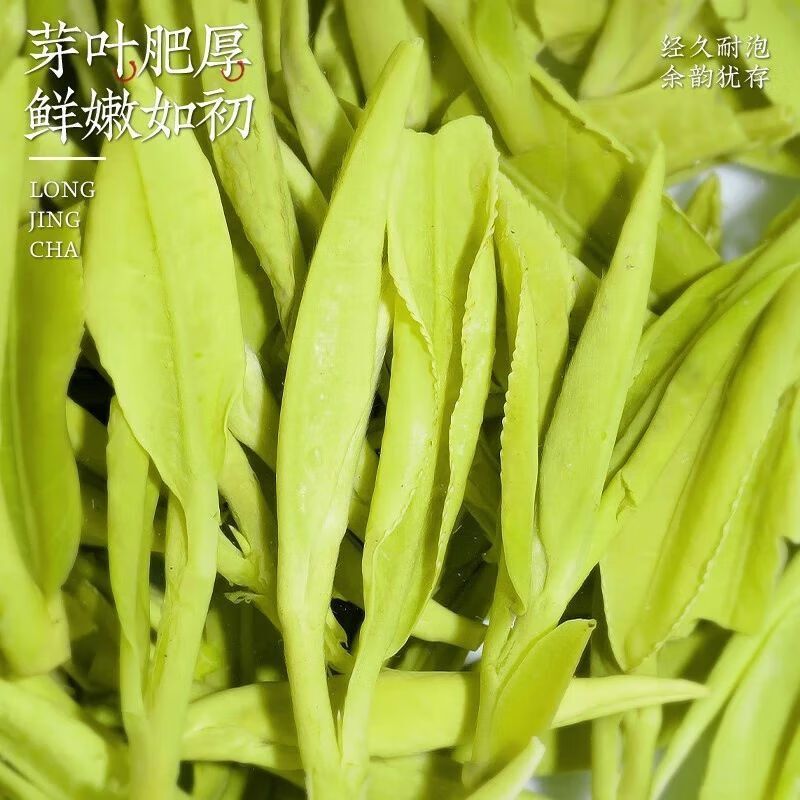 2025 Longjing Green Tea First Flush 120g Bean Aroma Strong Flavor Spring Harvest