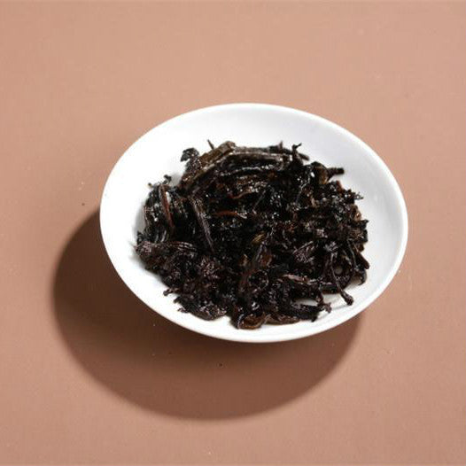 357g Ripe Pu-erh Tea Cake Old Ban Zhang Tea Ancient Cooked Puerh Trees Black Tea