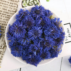 Blue Hibiscus Dried Flowers Cornflower Dried Petals Sapphire Bulk 500g