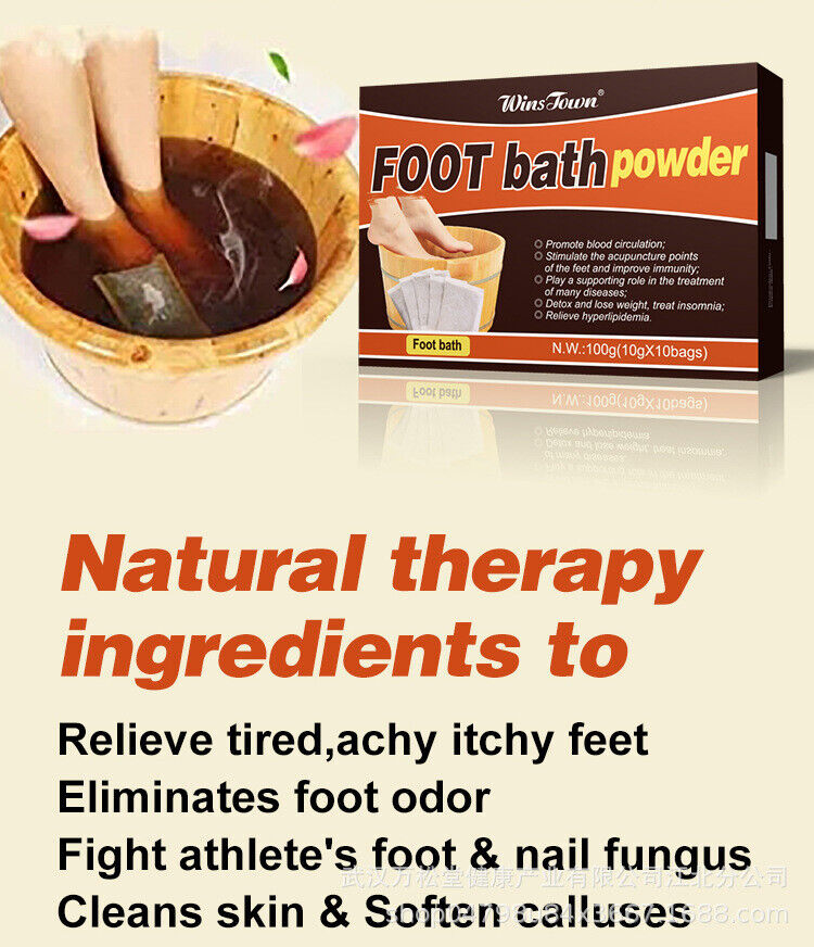 Ginger Foot Bath Powder Herbal Foot Bath Powder Healthy Bags 100g