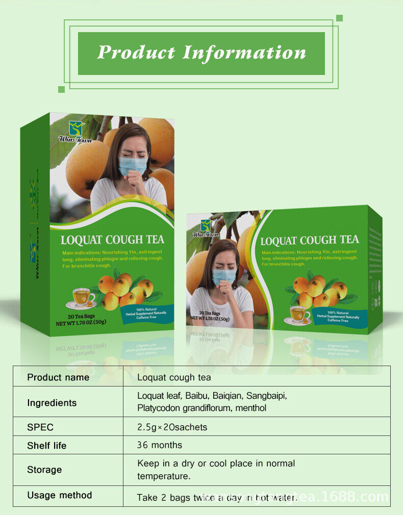 LOQUAT COUGH TEA Cough and Phlegm Loquat Cream Loquat Tea 50g