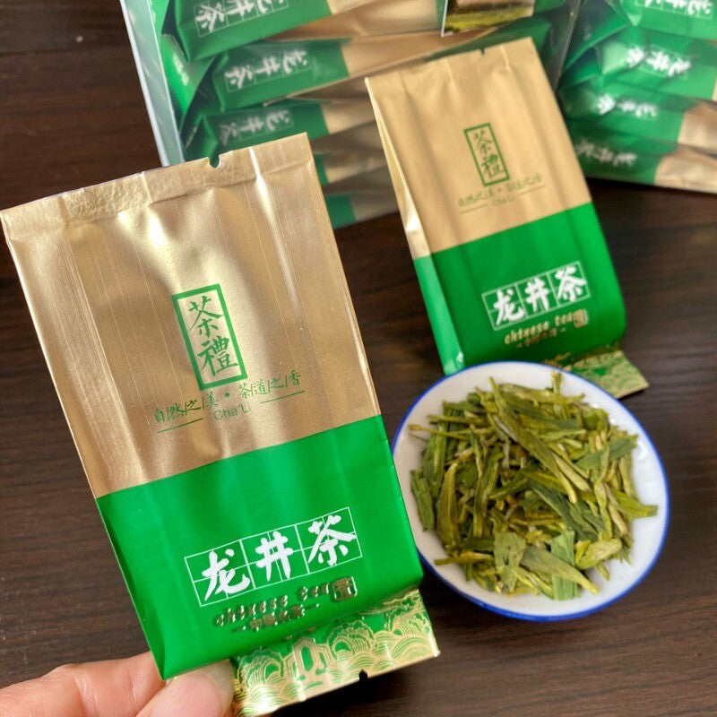 Hangzhou Longjing Tea First Flush 20 Tea Bags Premium Bean Aroma Box Pack