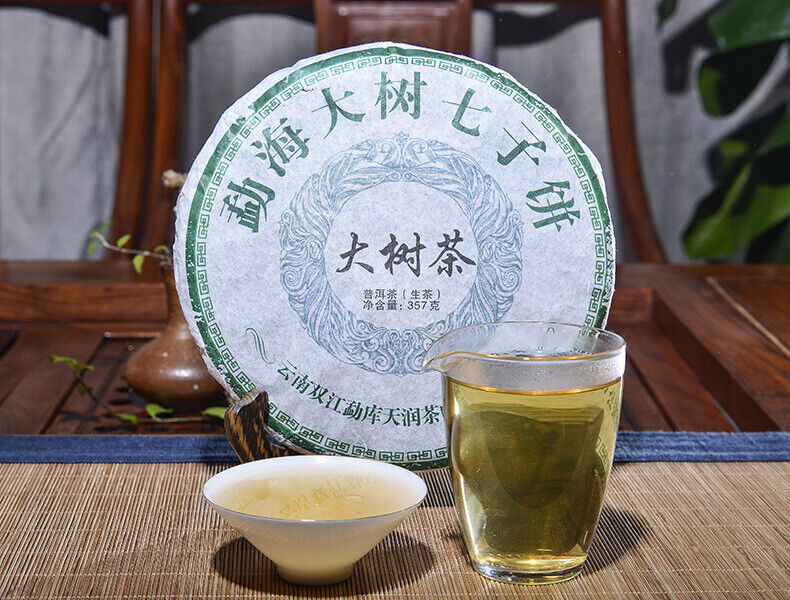 Yunnan Premium Puerh Tea Tea Da Shu Tea Puerh Tea Cake Healthy Drink 357g
