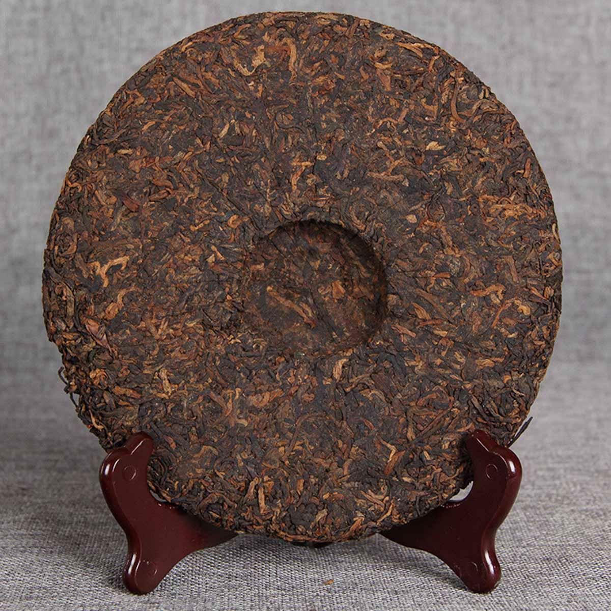 357g Laobanzhang Reife Puerh Tee Ökologische Alte Goldene Knospe Schwarzer Tee