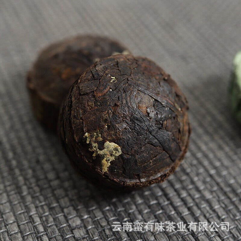 500g Yunnan Ripe Pu'er Tea Lotus Leaf Flavored Ripe Pu'er Mini Tuo Tea