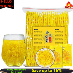 100pc Emperor Chrysanthemum Flower Tea bag,Giant Golden JU HUA Big Blooming tea