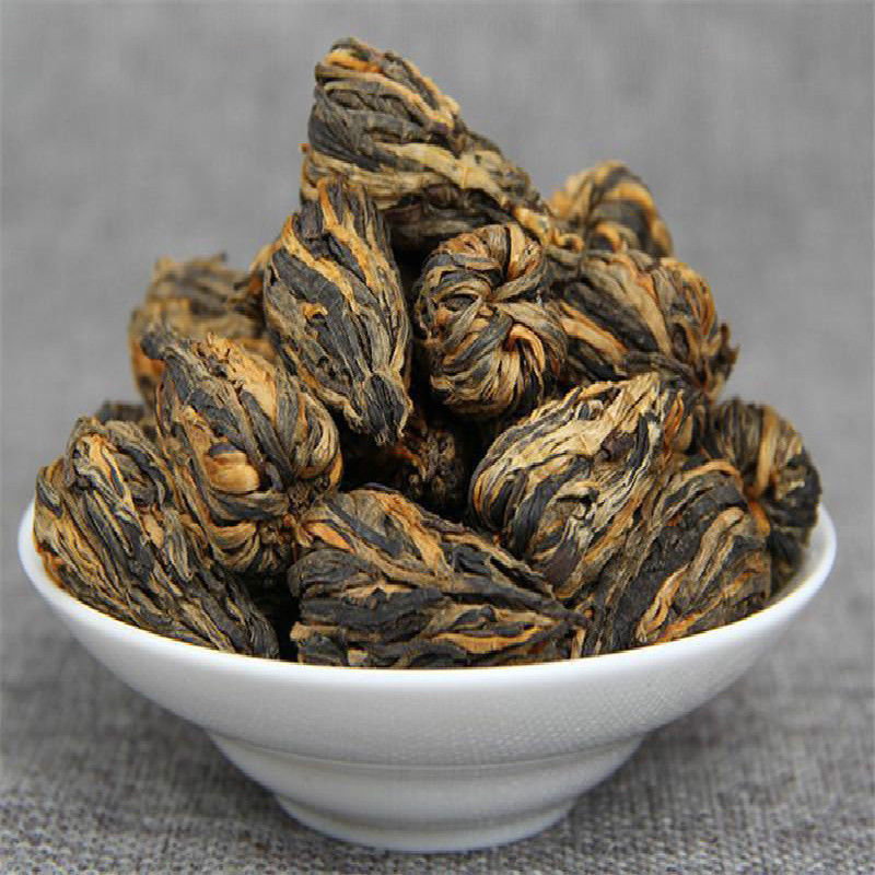 HelloYoung60g Yunnan Dianhong Black Tea Small Pagoda Pu-erh Tea Canned Handmade Black Tea
