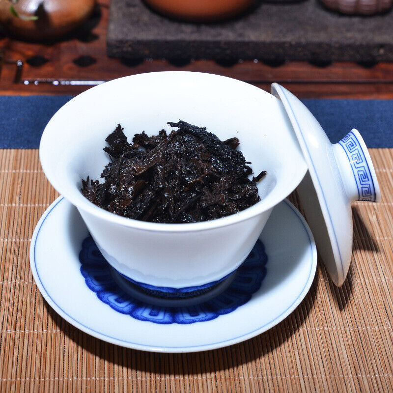 357g Yunnan Pu'er Tea Imperial Seal Cooked Tea Big Leaf Tea Cake