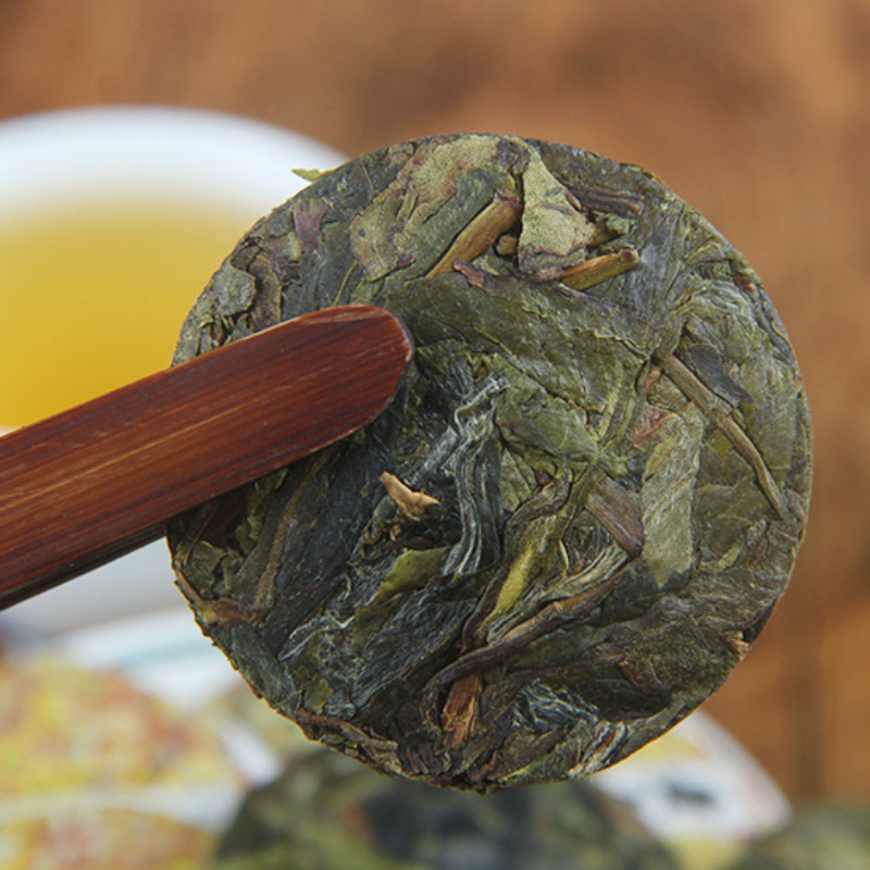 500g Spring Tea Ancient Tree Gold Cake Natural Ancient Tree Pu'er Tea Cha Tea