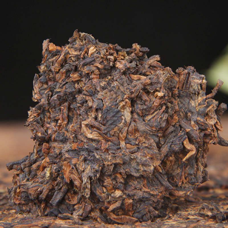 357g Xishuangbanna Spring Tea Yunnan Ripe Puerh Tea  Royal Tribute Gold Cake