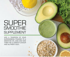 Super Greens Powder 250g - 34+ Super Foods Spirulina Chlorella Barley Grass