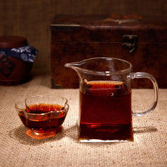 Pu'er Tea Ripe Tea 357g Yunnan Qizi Cake Tea Ripe Pu'er Tea