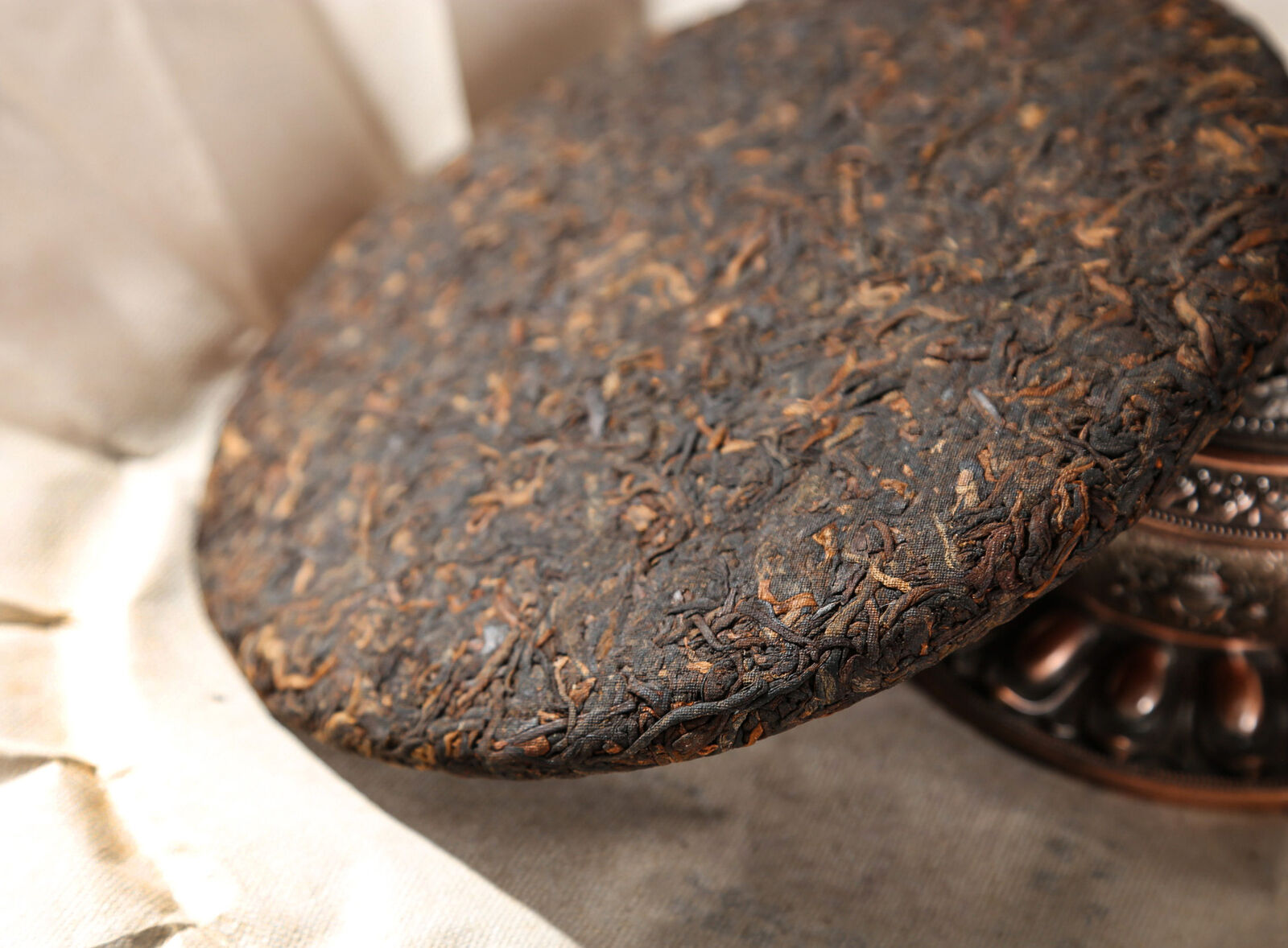 Puerh Tea Ripe Tea 357g One Ripe Tea Cake