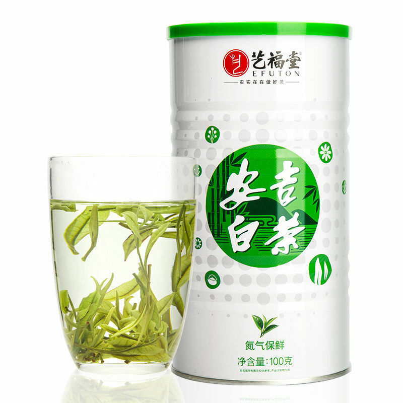 HelloYoung 100g Organic Anji White Tea Chinese Genuine Spring Natural Loose Leaf Green Tea