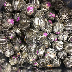 Handmade Fresh Beauty Globe Amaranth Jasmine Tea Flower Blooming Tea Ball 20pcs