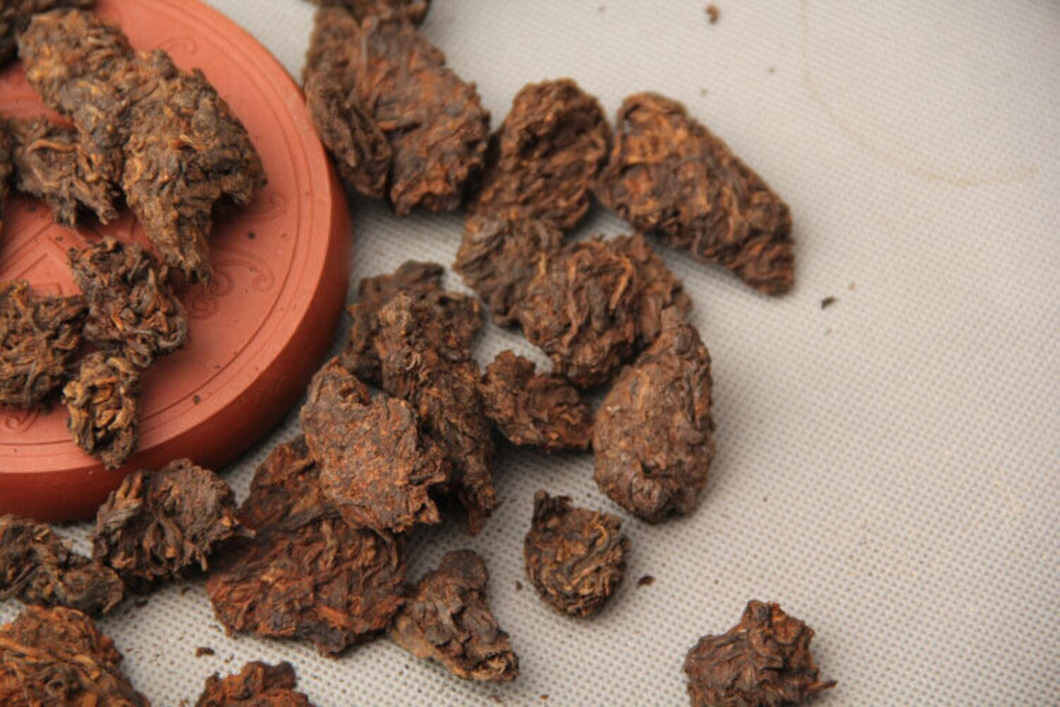Supreme Aged Golden Buds Lao Cha Tou Pu'er Pu-erh Loose Tea Puer Ripe Shu 250g